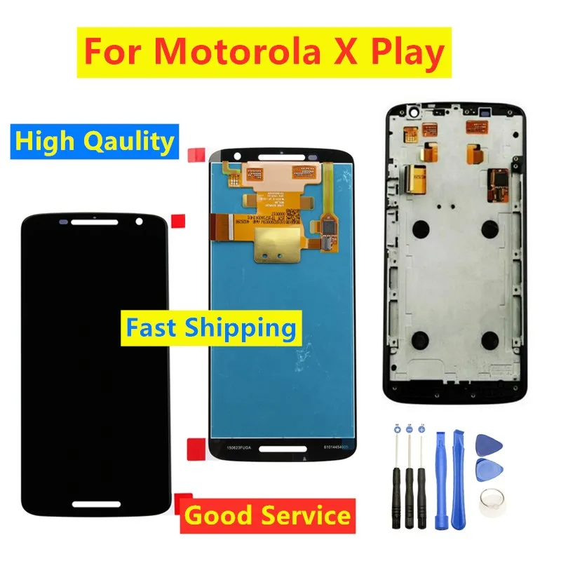 5 &quotдля Motorola MOTO X play XT1561 XT1562 XT1563 ЖК дисплей сенсорный экран дигитайзер в сборе с