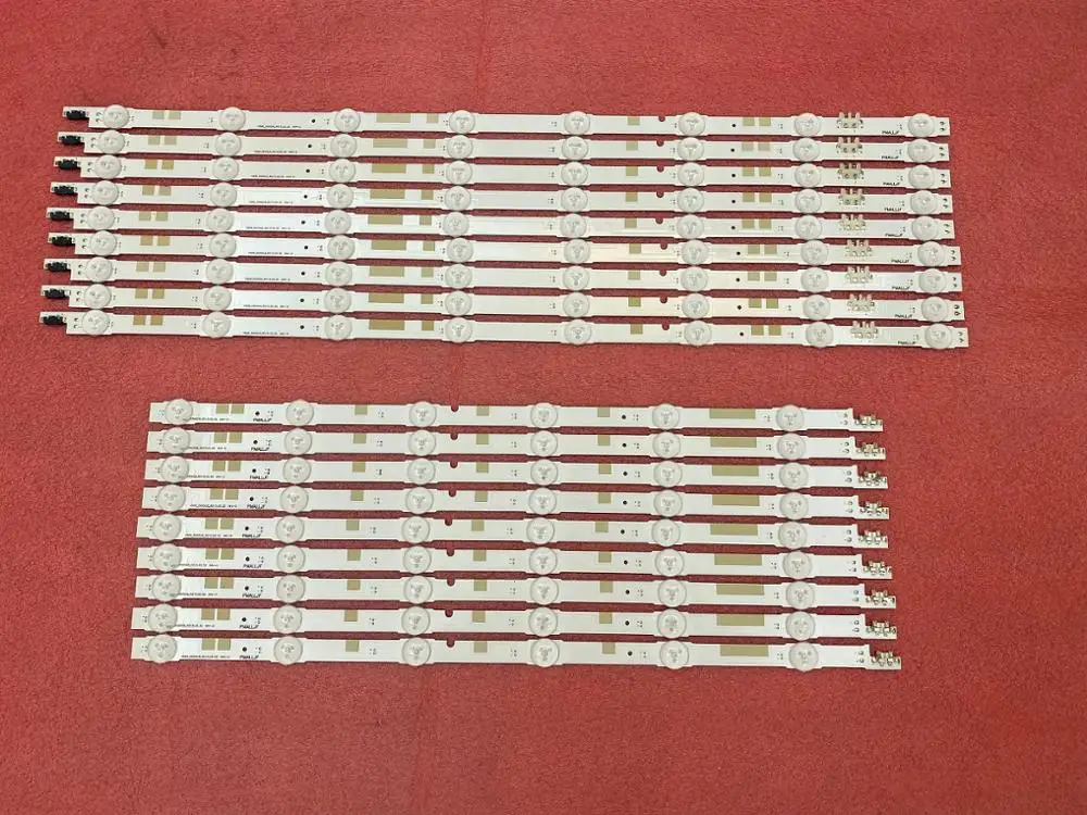 18 шт./компл. светодиодный полосы для samsung UE55JU6800 UE55JU6800K V5DR_550SCA_R0 V5DR_550SCB_R0 BN96-38482A BN96-38481A