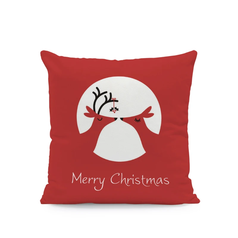 Простая и Персонализированная наволочка с рисунком оленя Геометрическая