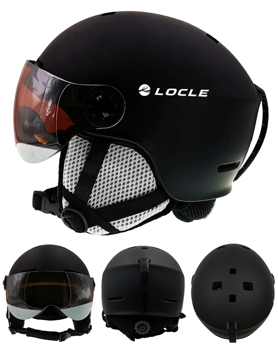 LOCLE лыжный шлем ультралегкий PC+ EPS CE EN1077 мужской женский лыжный шлем для спорта на открытом воздухе сноуборд/скейтборд шлем