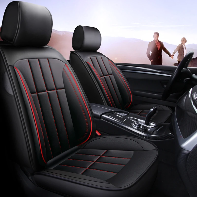 Пленка с полным покрытием из эко кожи авто чехлы сидений PU Кожаные для автомобиля