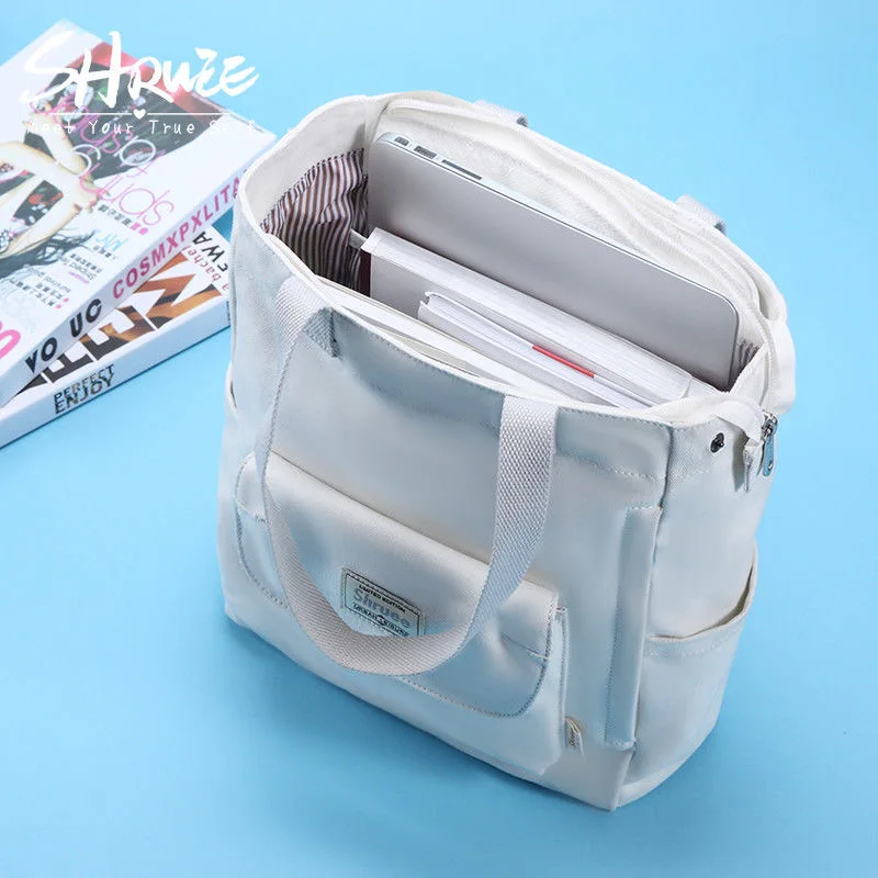 

Women Canvas Shopping Bag Lunch Bag Print Female Cotton Cloth Shoulder Bag Eco Handbag Tote Reusable Grocery Shopper Bags