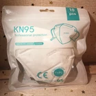 Маска-респиратор KN95 FFP2, 5 слоев, 10-100 шт.