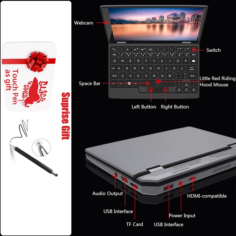 Фото Ультрабук Карманный ZEUSLAP-X1 дюйма 8 ГБ ОЗУ до ТБ SSD Win10 Компьютеры и офис Ультрабук Карманный ZEUSLAP-X1 дюйма 8 ГБ ОЗУ до ТБ SSD Win10 Компьютеры и офис