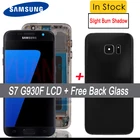 ЖК-дисплей 5,1 ''Super AMOLED для SAMSUNG Galaxy S7 G930 G930F, сенсорный экран с дигитайзером в сборе и заднее стекло, протестировано
