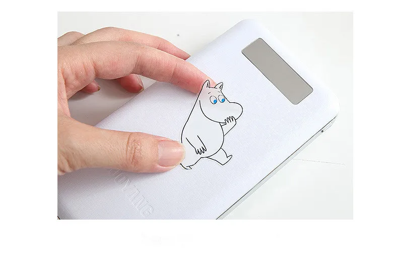 Moomin мультфильм Водонепроницаемый модный скейтборд стикер холодильник украшения Macbook muumi гитарная наклейка Косплей Очаровательная записная книжка наклейка