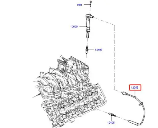Для Ford Raptor F150 6 2 высоковольтный провод катушка зажигания цилиндр двигателя 2010-2014