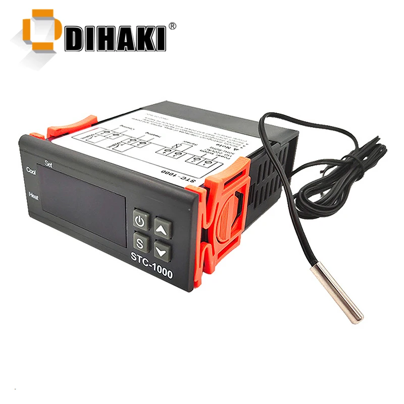 STC-1000 STC 1000 AC 110-220V 10A цифровой Температура контроллер двойной Выход термостат для