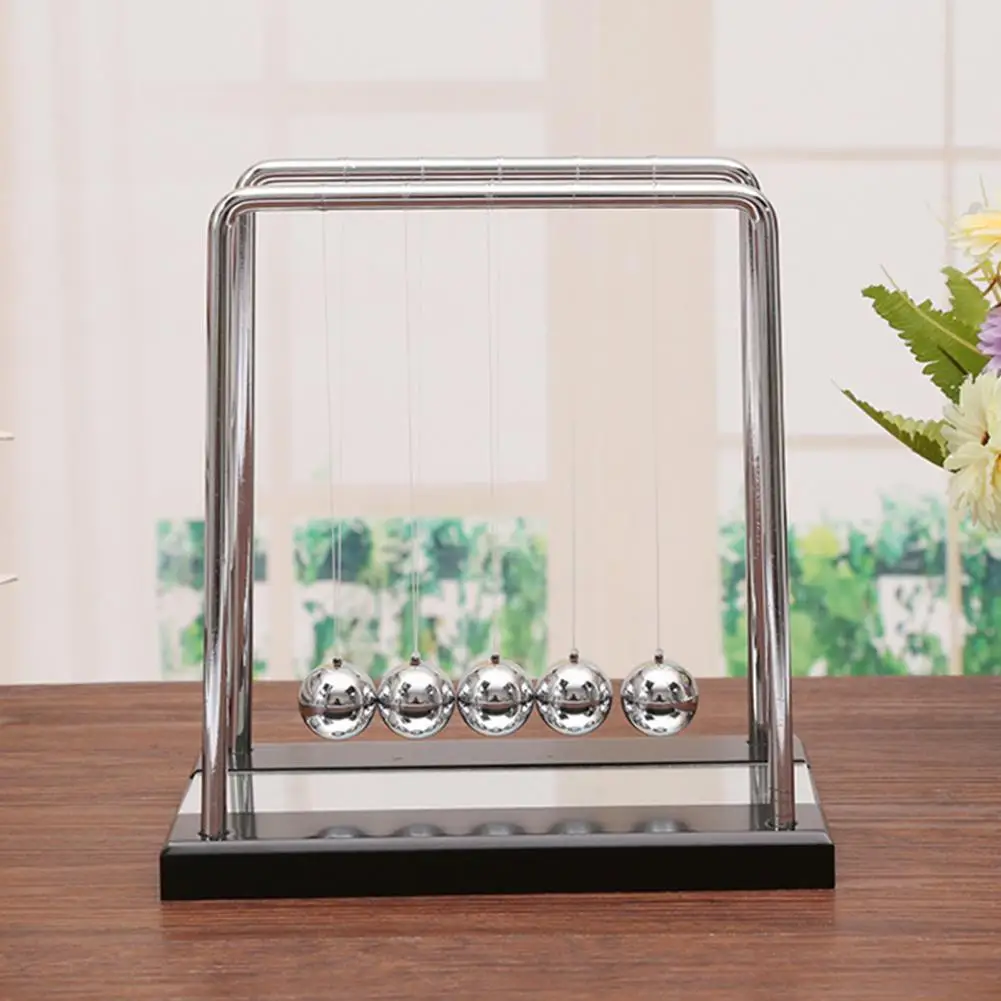 

Newtons Cradle Pendulum Balance Ball for Desktop Display School Teaching Supplies Educational Tool Kids Toys Gifts Home Decor