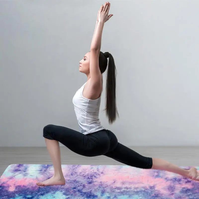 5 мм натуральный замшевый коврик для занятий йогой с защитой от скольжения