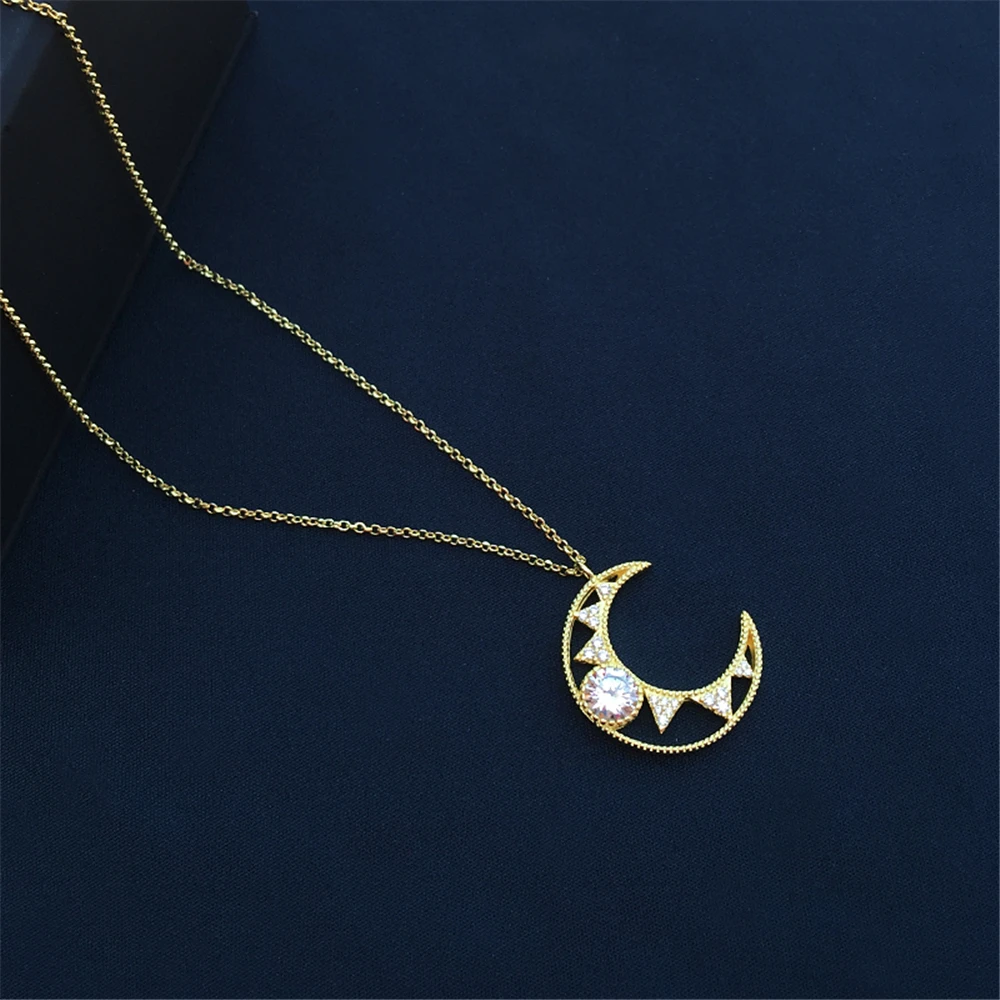 

2021 Trendy Female New Star Moon Cross Polar Star Drop Earrings for Women Valentine's Day Gift Gold Jewelry