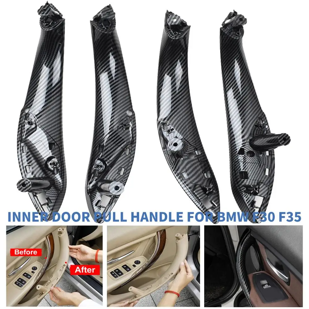 Автомобильный Стайлинг из углеродного волокна передняя задняя левая/правая