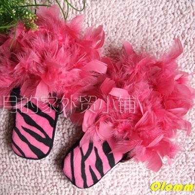 

Ladies Slippers Shoes Woman Beach Low Heel Slip-on Open Toe Flat Colorful Fur Home Slippers Women Shoes Zapatos De Mujer
