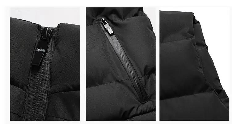 

Men's Sleeveless Vest Casual Coats Casual Waistcoat Sleeveless Jackets Male Mens Vests Plus Size Casual Coat Solid Warm Coat