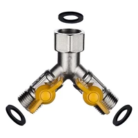 shut off valve brass shower diverter 3 way diverter valve for shower arm brushed nickel