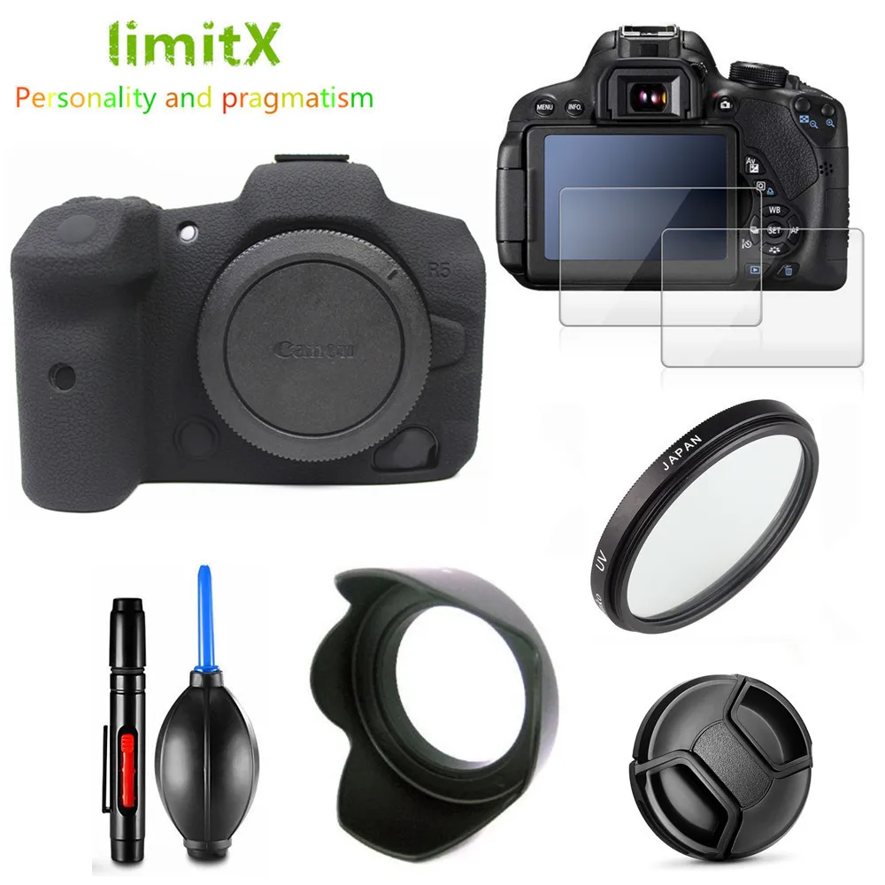 Чехол для камеры защитная пленка ЖК-экрана УФ-фильтр крышка объектива чистящая