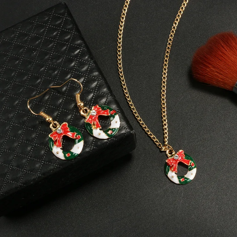 GZBEIYANG 2019 Горячая Рождество конфеты цвет пончики колье ожерелье лук мозаика