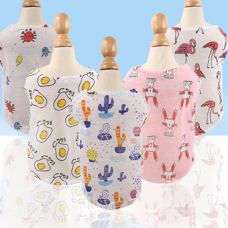 Воздухопроницаемая Одежда для собак Весенняя Рабочая куртка футболка щенков и