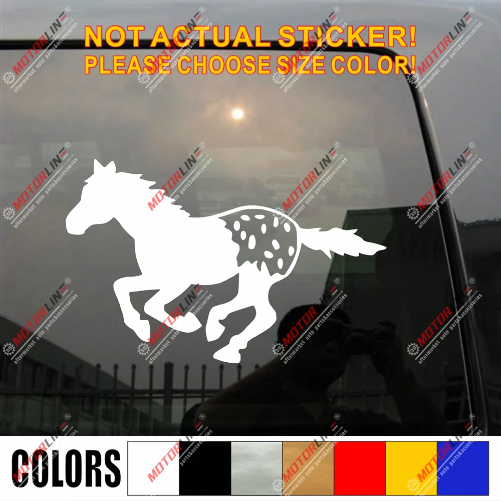 

Appaloosa Horse American Decal Sticker Car Vinyl pick size color no bkgrd