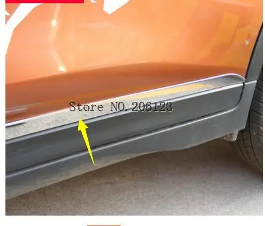 Боковые молдинги для кузова автомобиля украшение боковой двери Nissan X Trail Xtrail Rogue T32