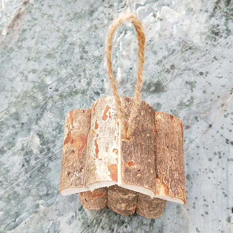 Ручной работы деревянный скворечник птица висящий дом сад патио открытый