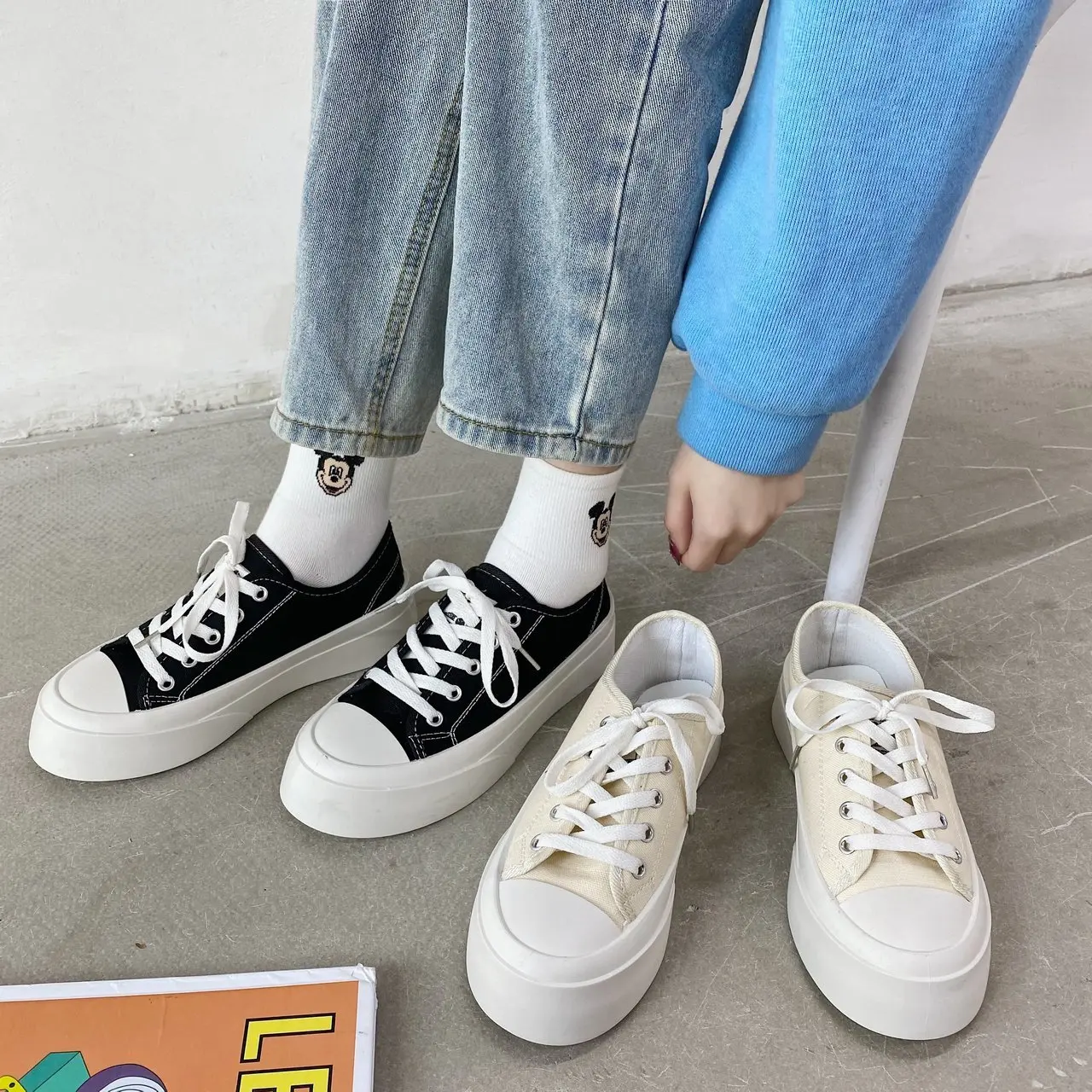

Canvas Fashion Shoes Woman 2019 Summer New Fashion Color Women Casual Shoes Flats Canvas Women Casual Shoes Sneakers