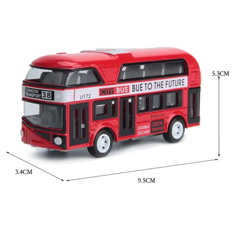 

Double-Decker Bus London Bus Design Car Toys Sightseeing Bus Vehicles Urban Transport Vehicles Commuter Vehicles,Green