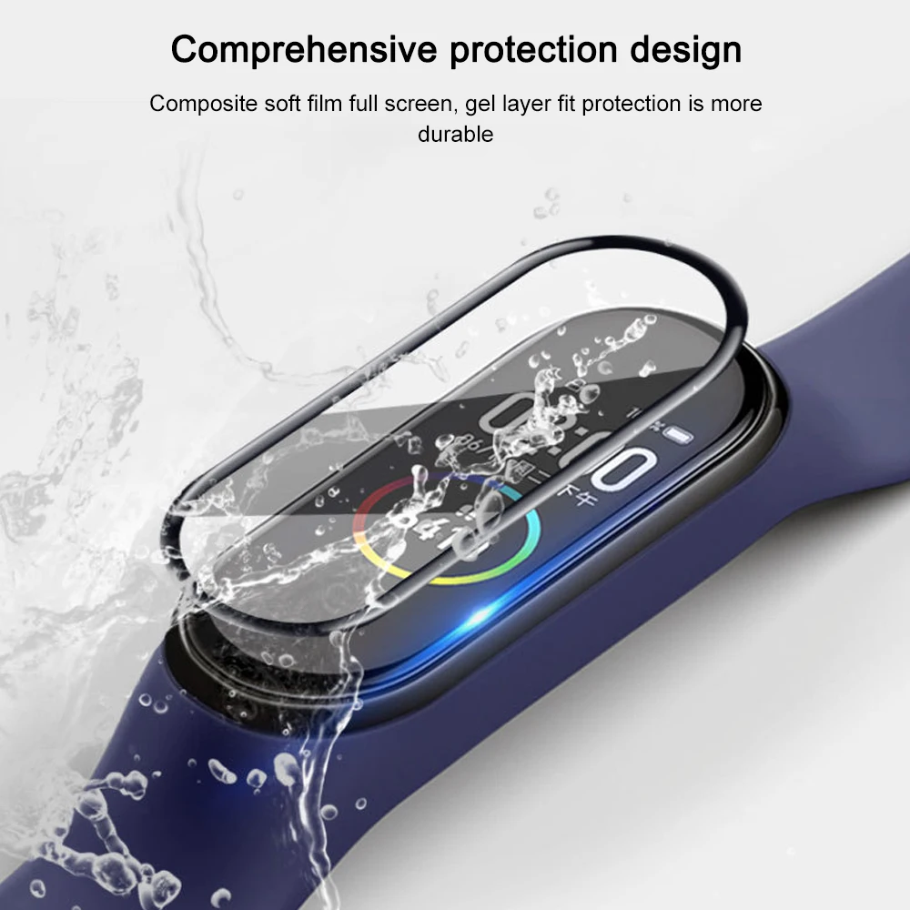 3D Защитная пленка для Xiaomi Mi Band 4 защитная экрана полное покрытие аксессуары смарт