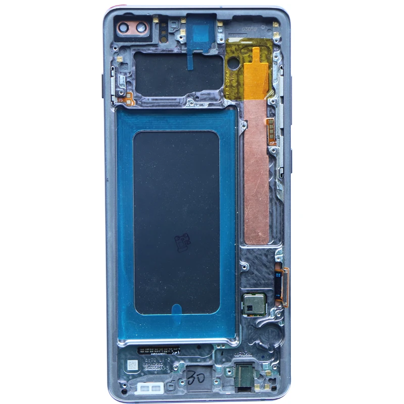 Новый оригинальный ЖК-дисплей с рамкой для SAMSUNG Galaxy S10 G9730 + Plus G9750 дигитайзер