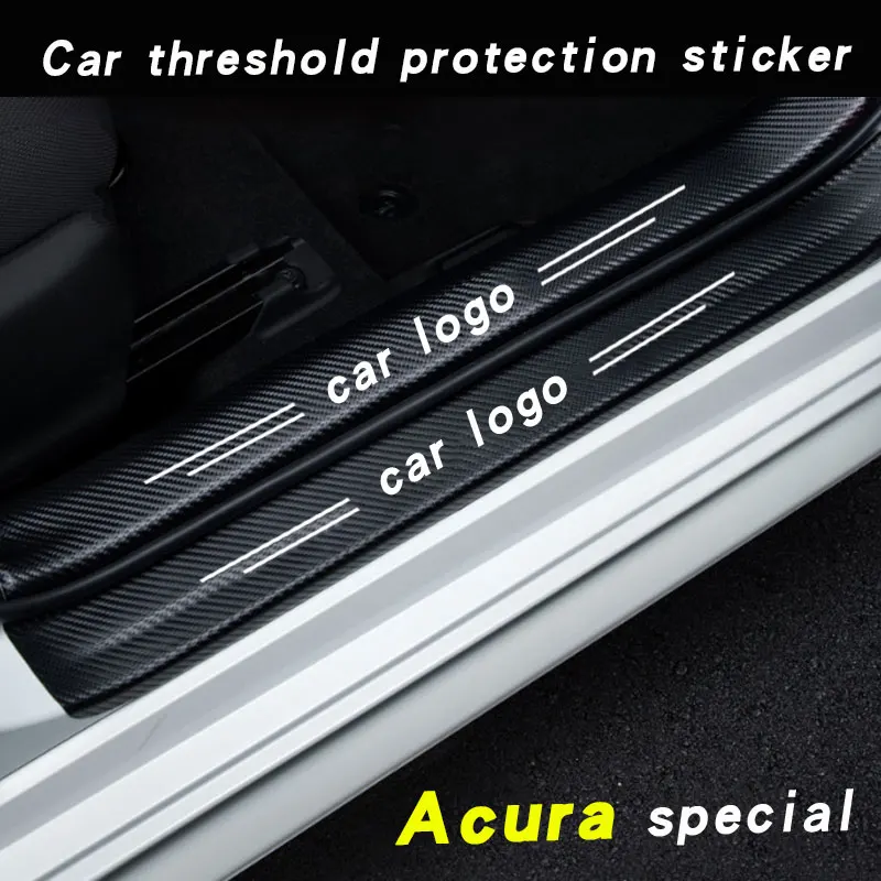 

Car Door Sill Sticker Anti Scratch Rear box bumper for Acura RDX TLX CDX MDX RDX ZDX TL TLX-L RLX TSX RSX Integra Acc