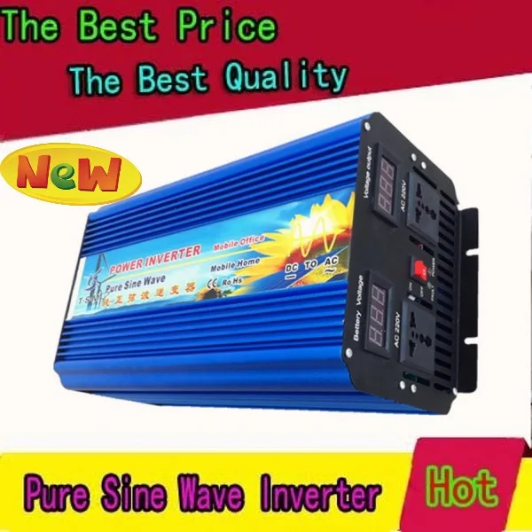 

6000W zuivere sinus omvormer dc to ac power inverter 6000W pure sine wave for home solar system 6000W pv inverseur peak 12000W