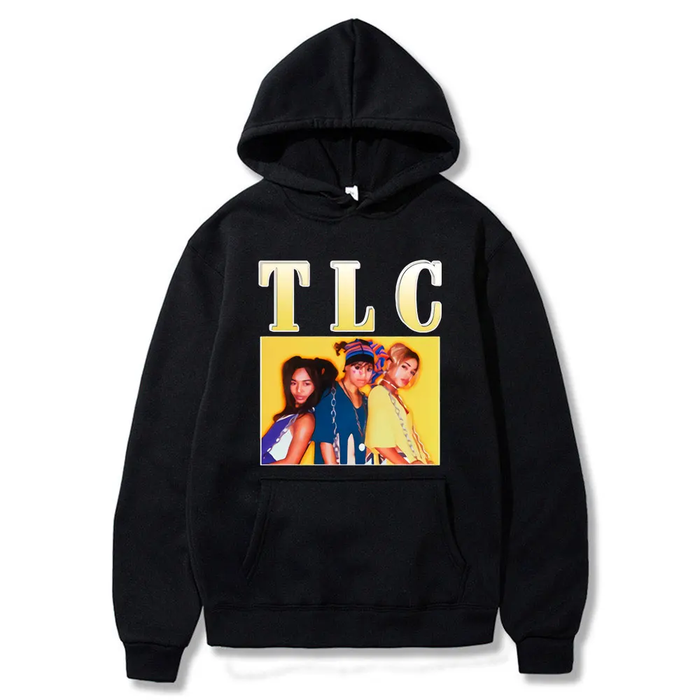 

Толстовка TLC мужская с графическим принтом, винтажный свитшот в стиле хип-хоп, Женская Теплая Флисовая уличная одежда, осень-зима 2020