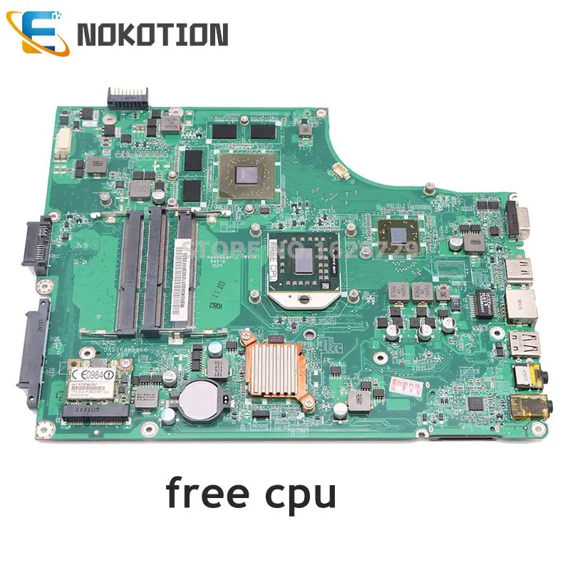 Материнская плата NOKOTION для ноутбука Acer aspire 5553 5553G MBR6K06001 DA0ZR8MB8E0 основная разъем S1