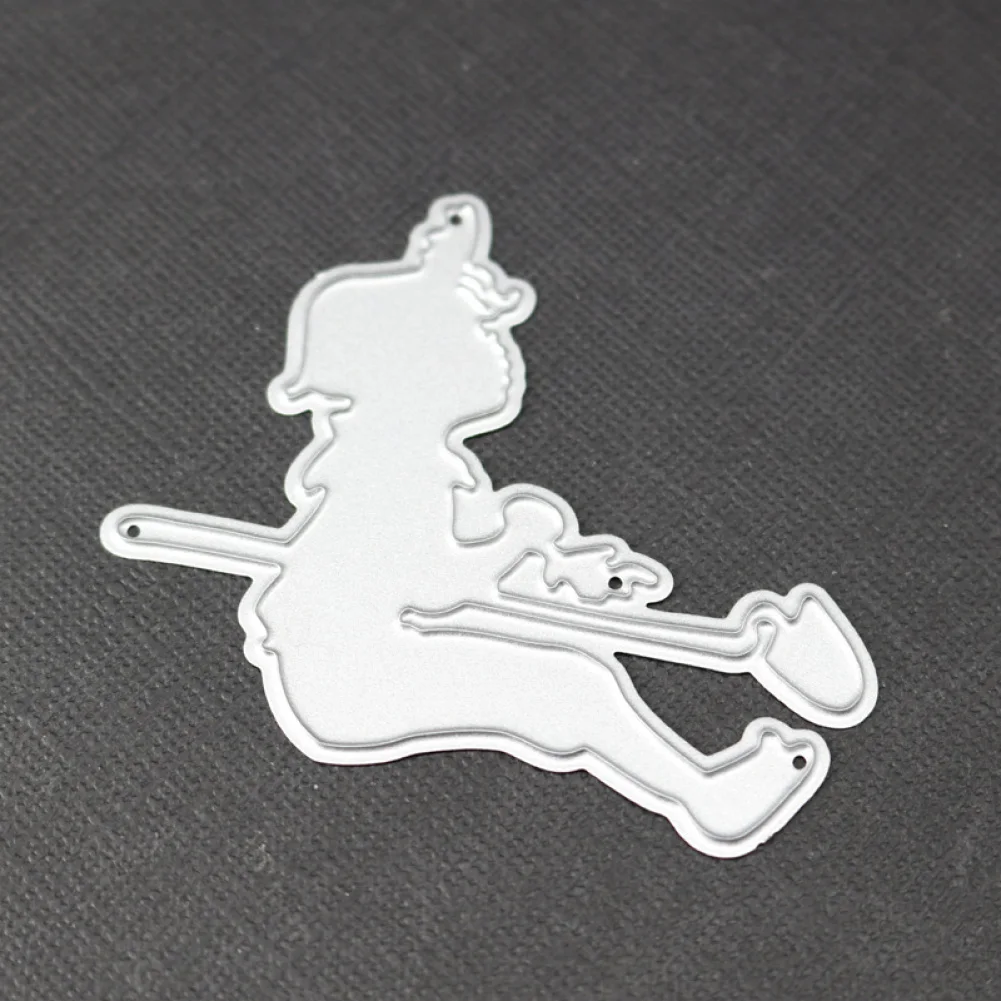 

Women Farmer Weeding Metal Cutting Dies Embossing Scrapbooking Stencil Craft Cut Dies For DIY Card Crafts Handmade