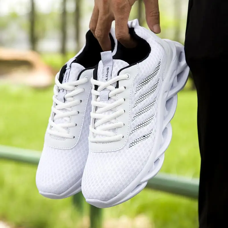 Оригинальные мужские кроссовки для бега Disruptor 2 Черные Кроссовки KAYANO Gel 90 Zoom Air 720 дышащие женские спортивные тройные S 500 прогулочные - Цвет: Белый