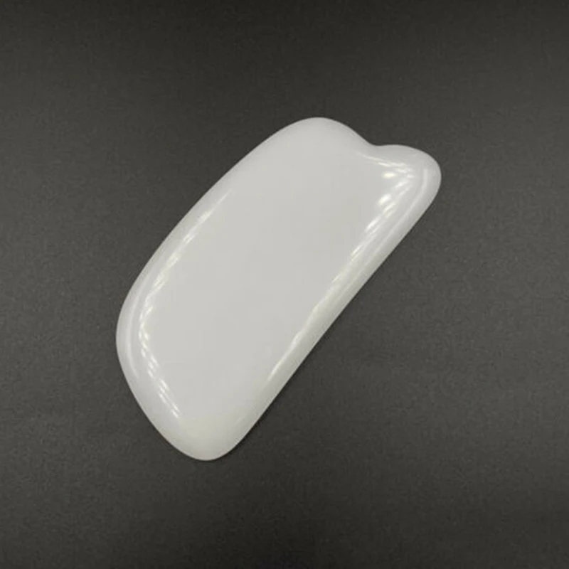 

White Quartz Facial Jade Stone Gua Sha Board Massage Tool Massager Face Care Treatment Scraper Reduce Wrinkles Anti-Aging