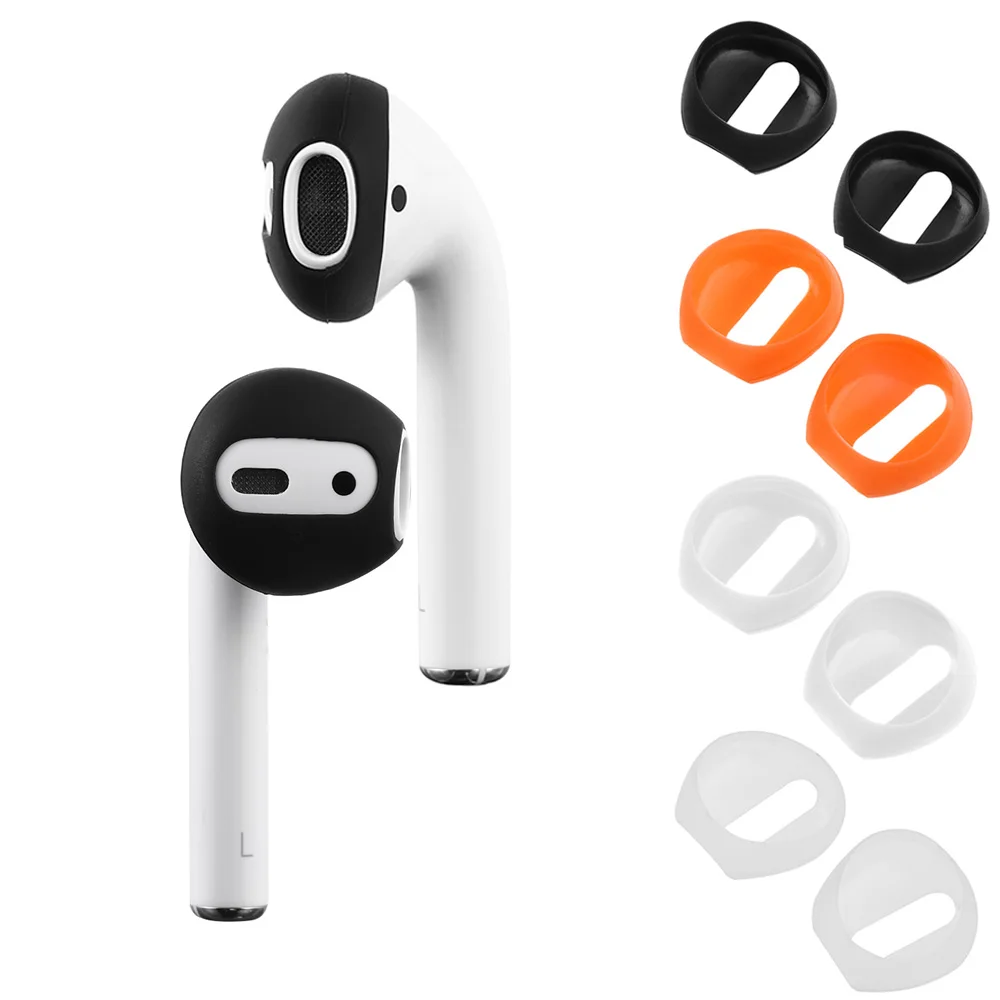 1 пара Мягкие Ультратонкие Противоскользящие силиконовые наушники защитный