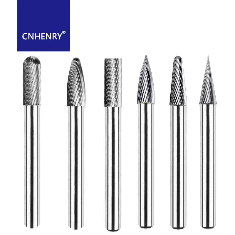 

Tungsten Carbide Burr Bits Rotary Cutter Files Double Cut Rotary Burr 3mm-16mm Blade Milling Cutter Rotary File