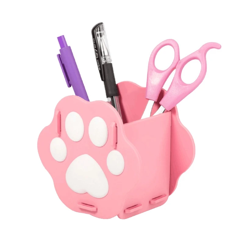 

Creative Multi-purpose Table Stationery Holder Exquisite Lovely Cat Paw-shaped Pen Holder Student Stationery Supply