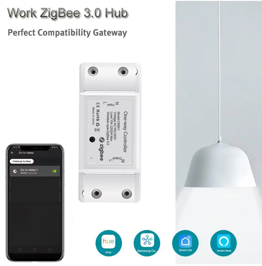 Светодиодный выключатель ZIGBEE 85-220 В 10 А переключатель сделай сам умное устройство