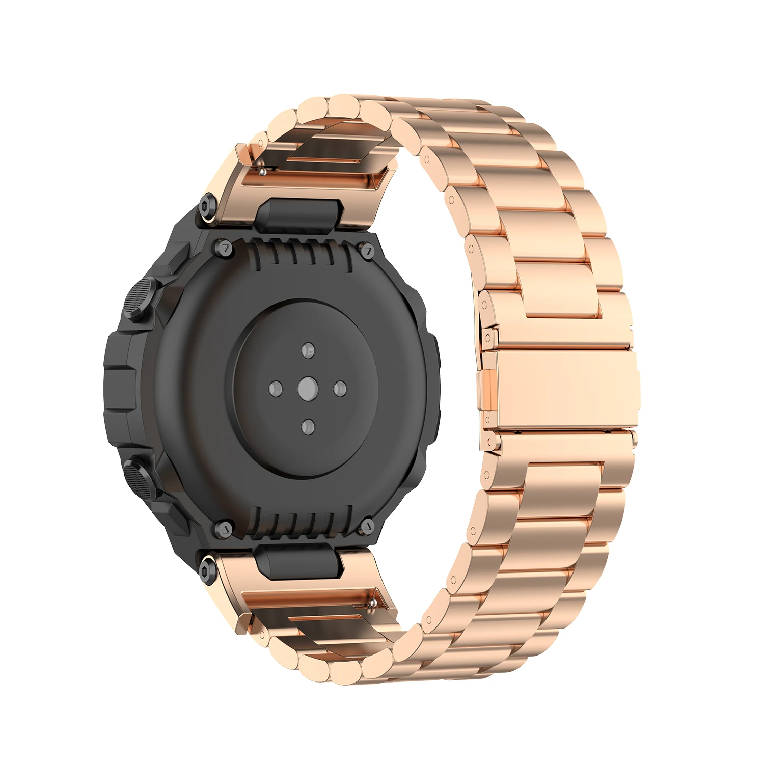 2021 Luxury Metal Stainless Steel WatchBand For Xiaomi Huami Amazfit T-rex Strap Bracelet For Huami Amazfit T-rex Pro SmartWatch