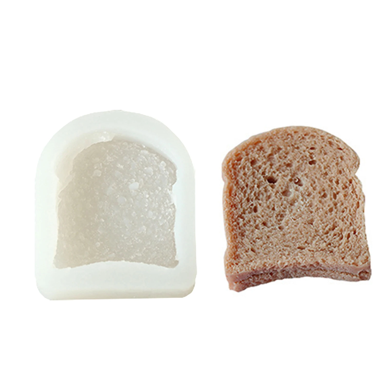 

Toast Silicone Mold High Tem Resistant DIY Scented Candle Mold Household cleaning accessories Supplies