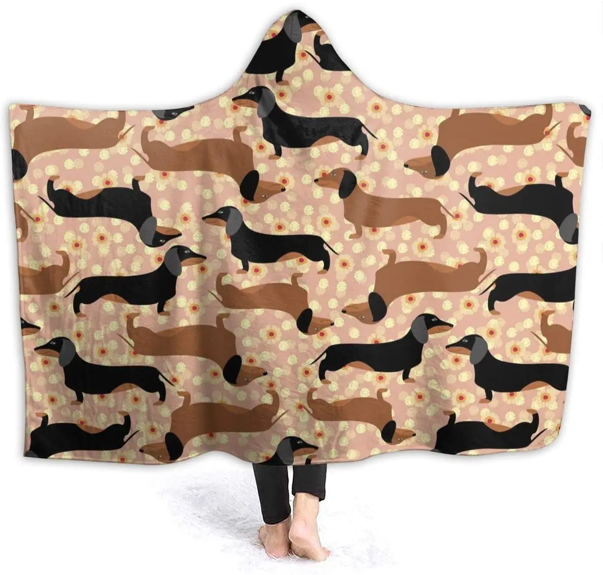 

Wearable Blanket Sofa Blanket Baby Children Men Is Women Is Hooded Blanket