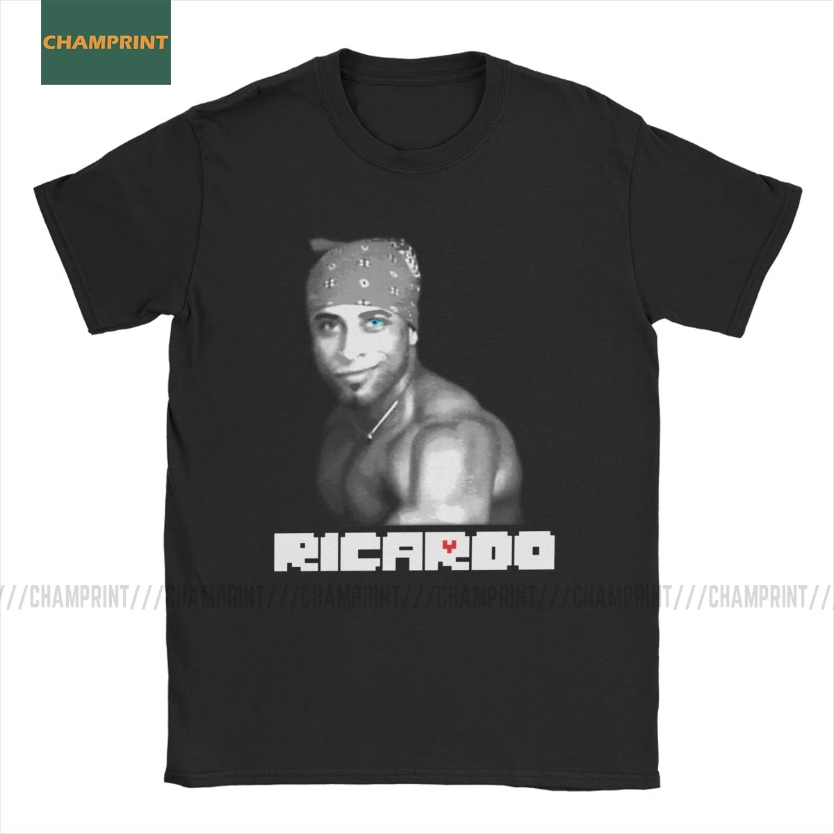 Ricardo Милош без футболки для мужчин эстетики Vaporwave танец парень бандана мем