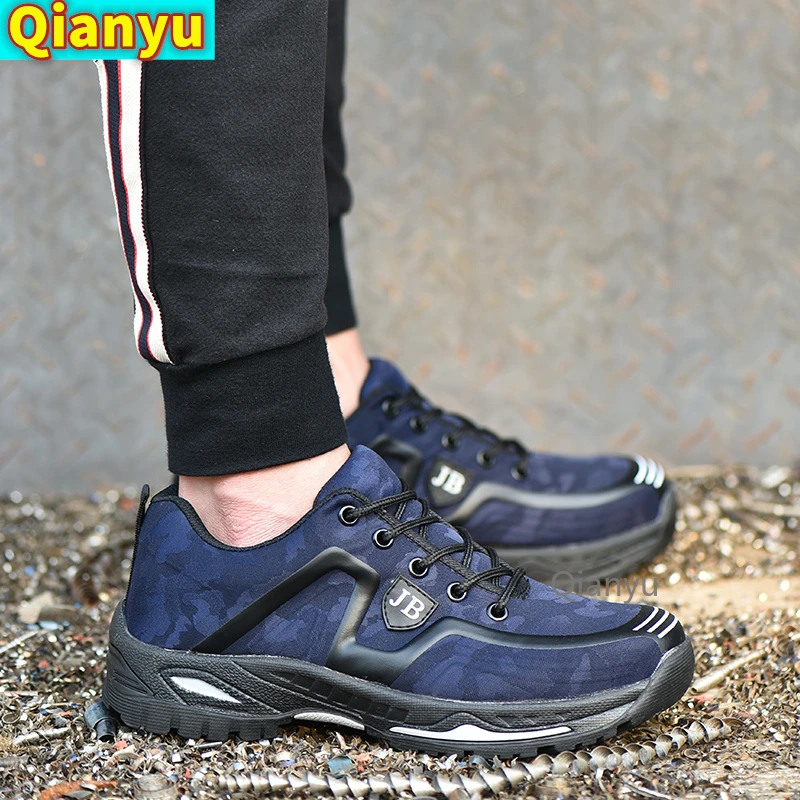 

2021 new men and women work safety shoes are suitable for outdoor steel-toed anti-smashing and anti-piercing work boots