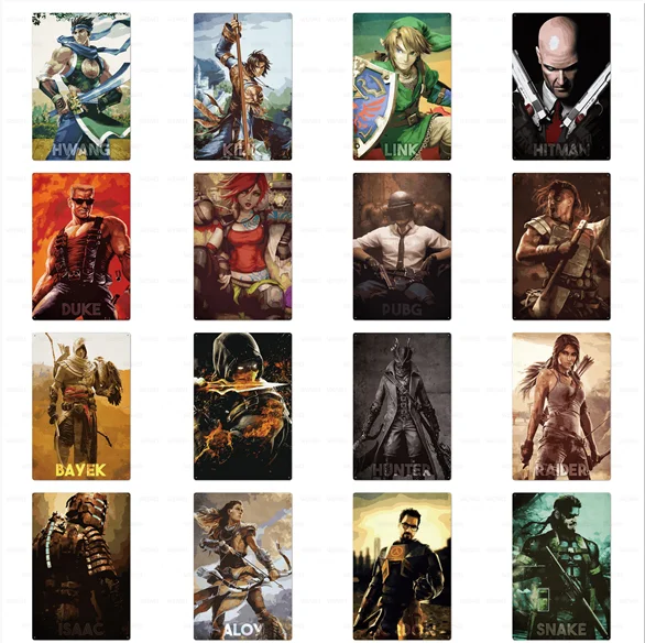 

Металлическая пластина для игр, украшение комнаты, Подростковая Настенная картина, железный знак, жестяной плакат, металлический постер, та...