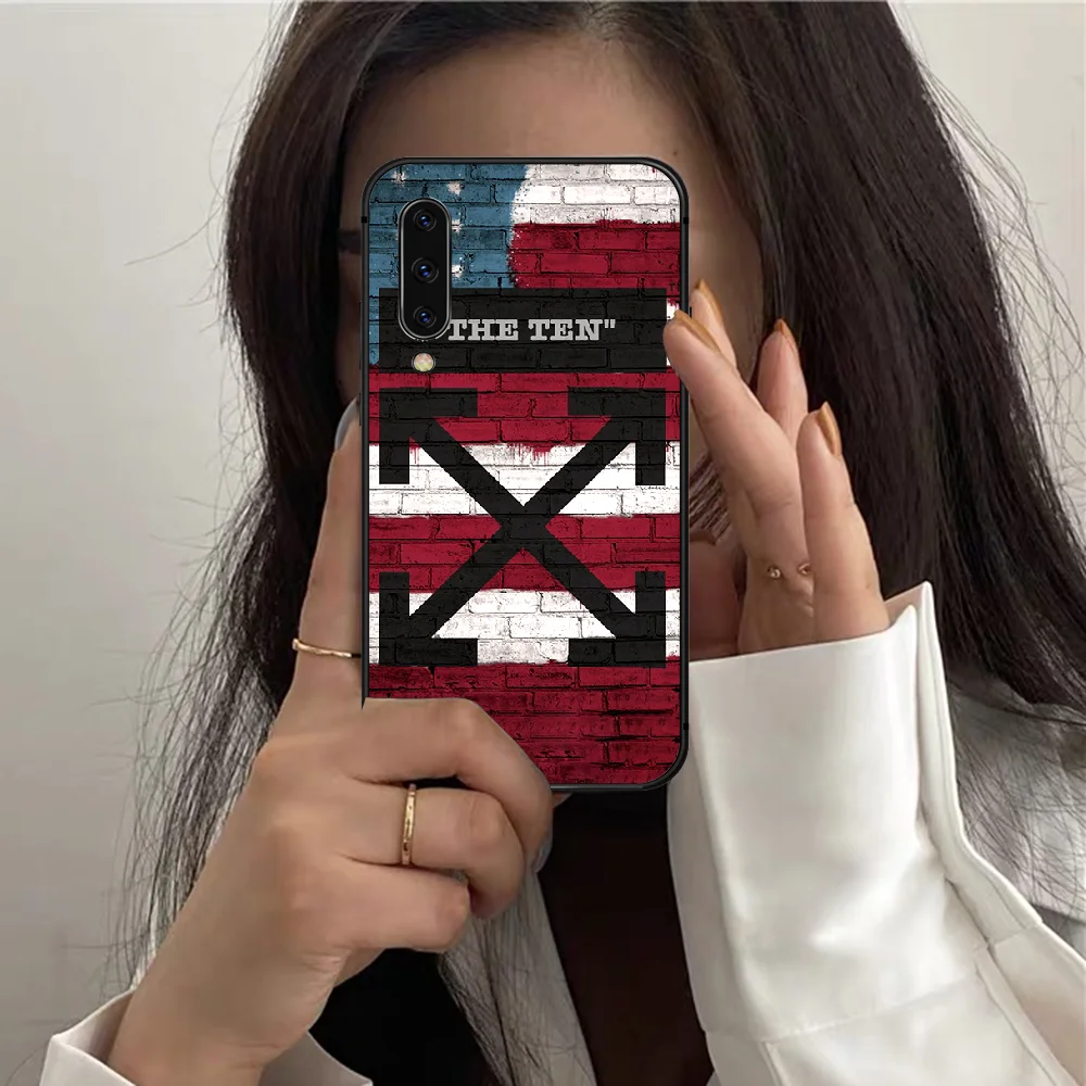 

Luxury Off Ow brand whites Phone Case For Samsung Galaxy A 72 52 71 70 51 41 40 31 30 21 20 10 S J 5 6 7 2017 2018 black Bumper