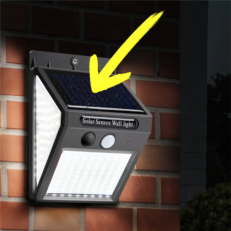 

20/30/100/144Led Solar Light Outdoor Motion Sensor PIR Wall Light Waterproof Solar Lamp Solar Powered Sunlight Garden Decoration