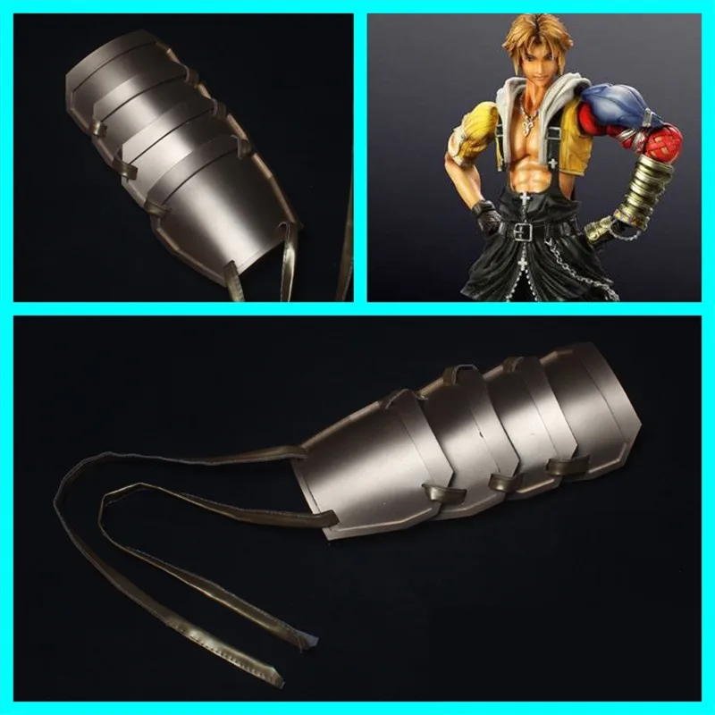 1 шт. Новый FINAL FANTASY X FFX FF10 Tidus рука Armour нарукавник ПВХ аниме Хэллоуин косплей