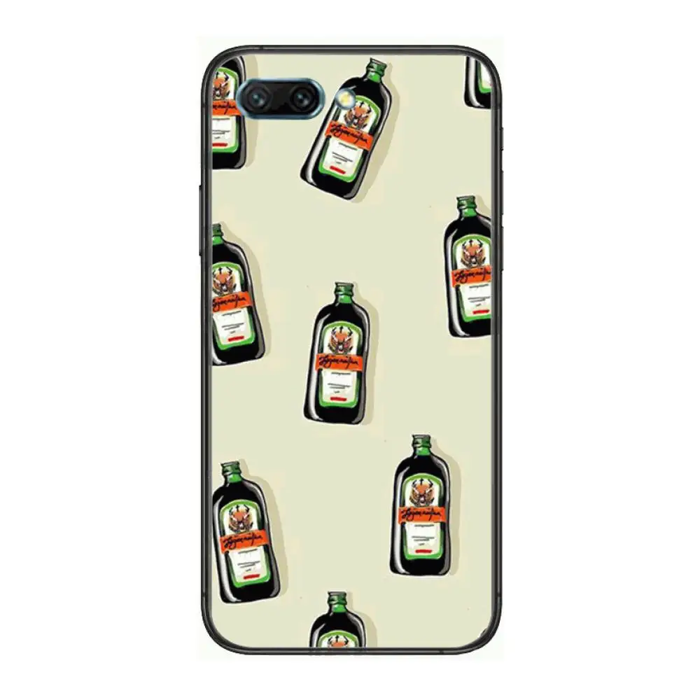 

Jagermeister logo style clear Phone Case For Huawei Honor 10 9 8 7 N Pro Lite A C RU Black Etui Coque Hoesjes comic fashion